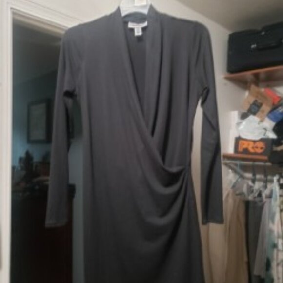 Motherhood Maternity Faux-Wrap Dress - Picture 1 of 3